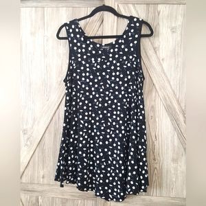 New Papa Black Knitwear Sleeveless Tunic Top XL